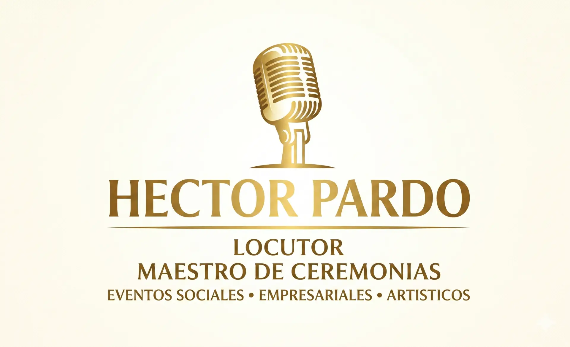 Servicio: Maestro de Ceremonias Oficial